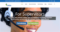 Desktop Screenshot of callcentercoach.com